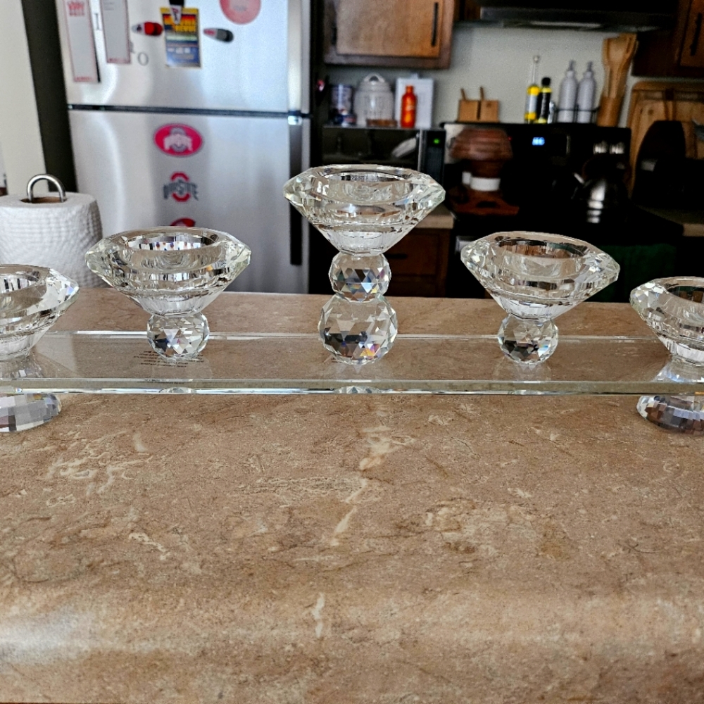 Crystal Candle Holder